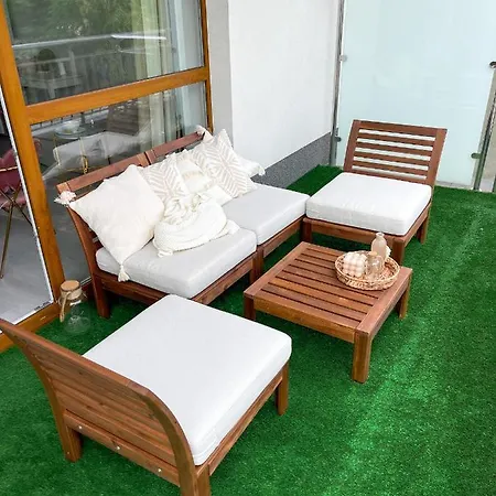 Piekny 2 Pok. Apartament Z Tarasem. Samodzielne Zameldowanie. Apartmán